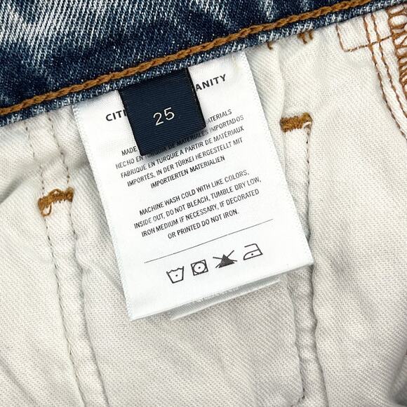 Citizens of Humanity Paloma Baggy Jeans Ascent High Rise Distressed Size 25 - Picture 5 of 8